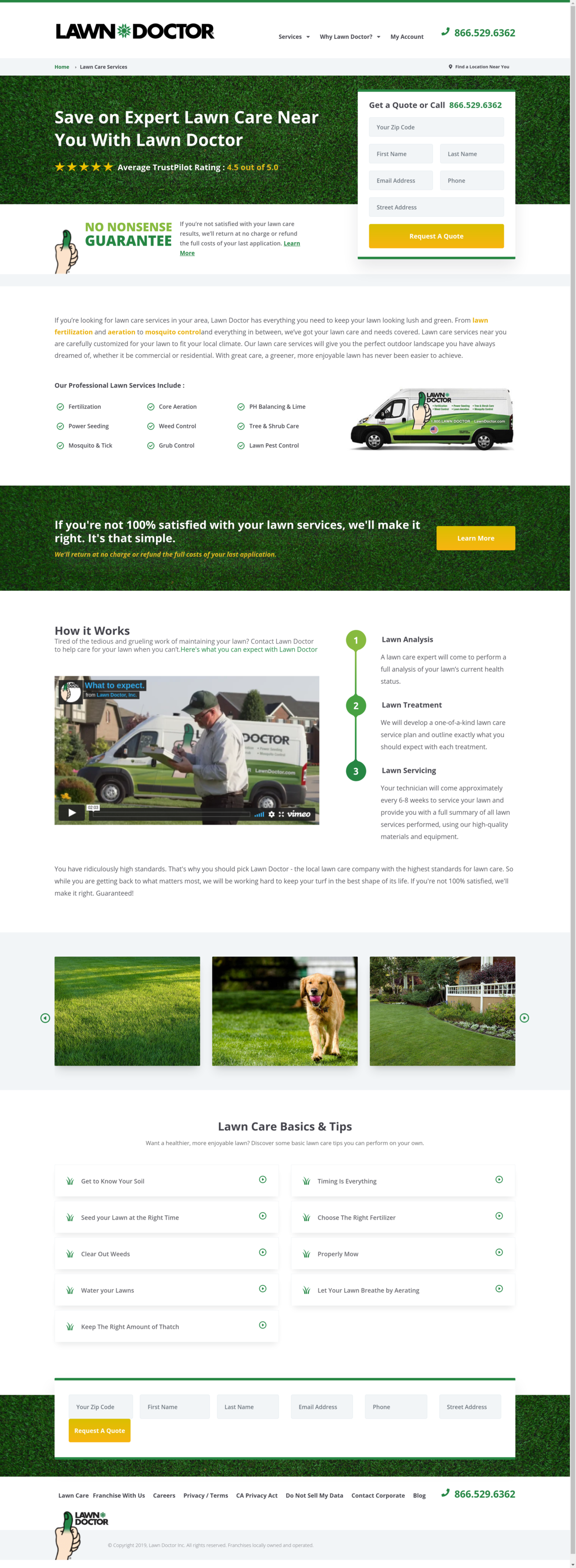 Landing Page Template for Lawn Care - lawndoctor.com_lawn-care